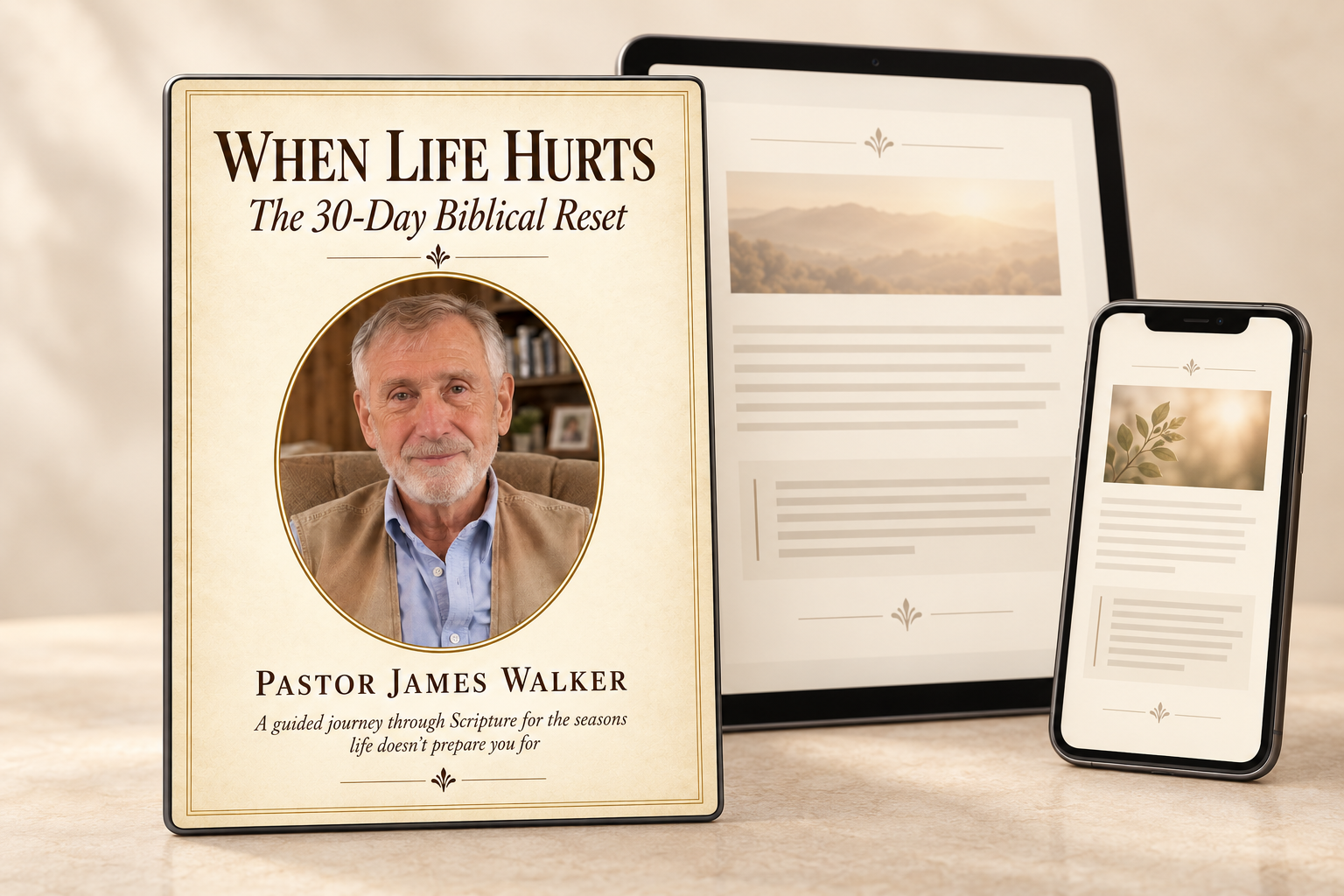 When Life Hurts — book mockup